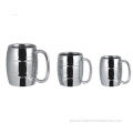 Beer Mug Stainless steel barrel shaped beer mug double wall Factory